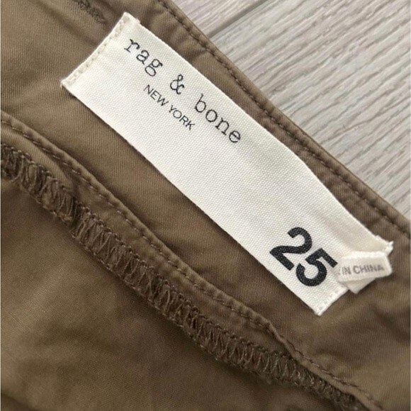 EUC Rag & Bone Joggers Olive Green Pants Sz 25 - Picture 3 of 5
